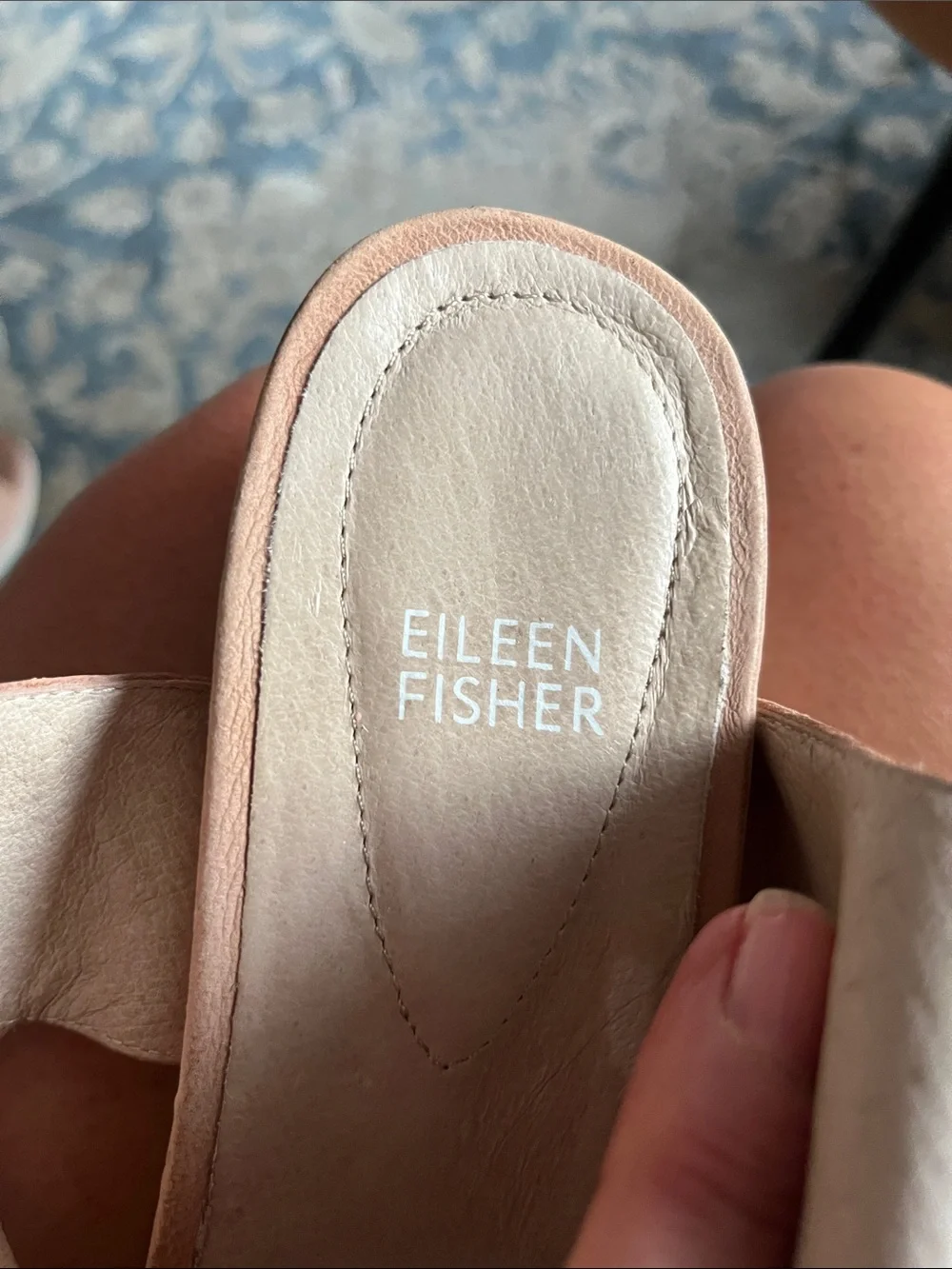 Eileen Fisher Slice Tumbled Nubuck Sneaker Sandals - Tan - size 9!